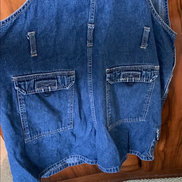 *SOLD* π Y2K Vintage Blue Denim Overalls - Picture 5 of 5